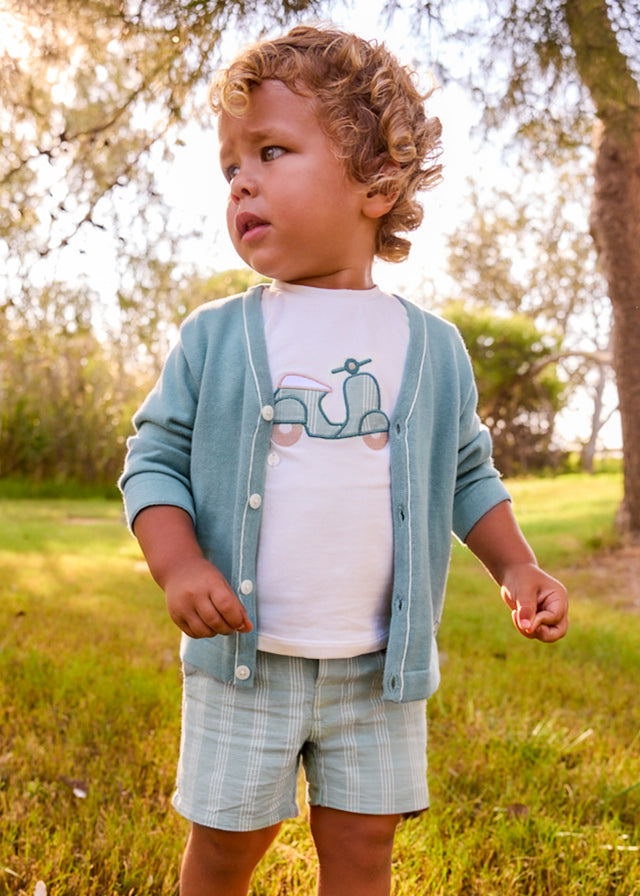 Mayoral 1227 Aqua short set ss26