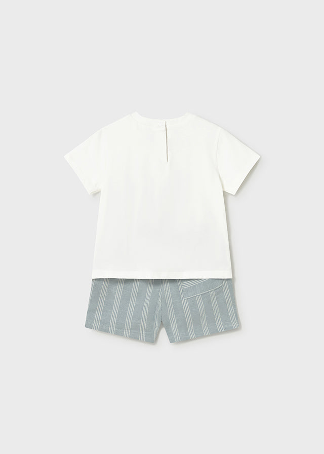 Mayoral 1227 Aqua short set ss26