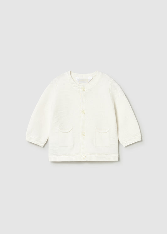 Mayoral 1303 natural cardigan SS26