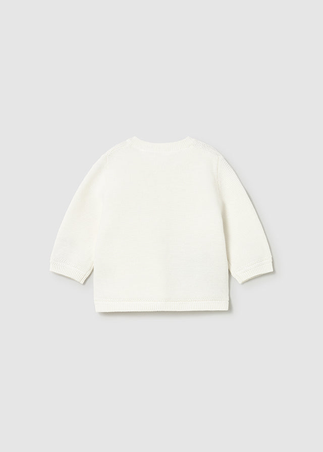 Mayoral 1303 natural cardigan SS26