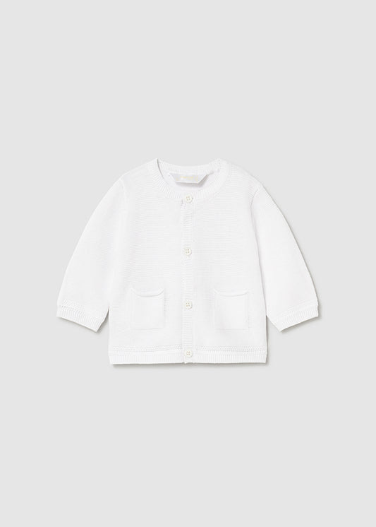 Mayoral 1303 white Cardigan SS26