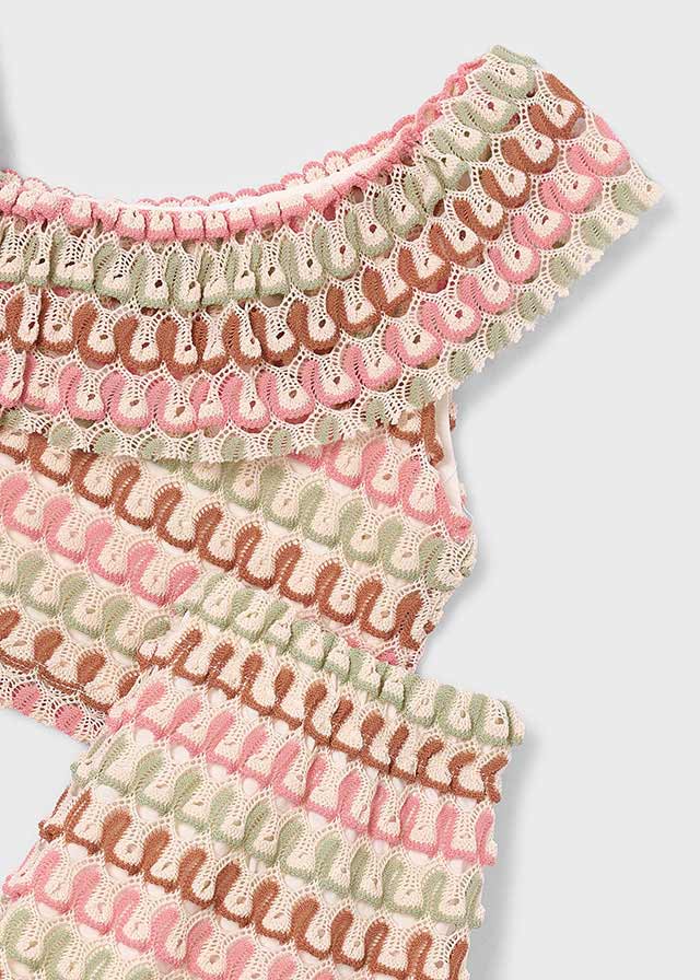 Mayoral 3225 Tangerine Short Set SS26