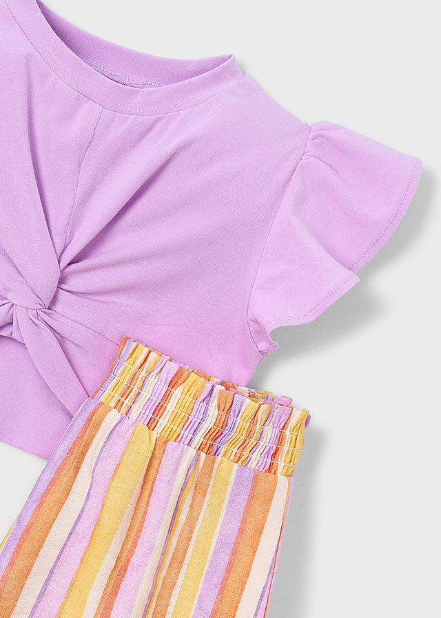 Mayoral 3227 Lilac Short Set SS26