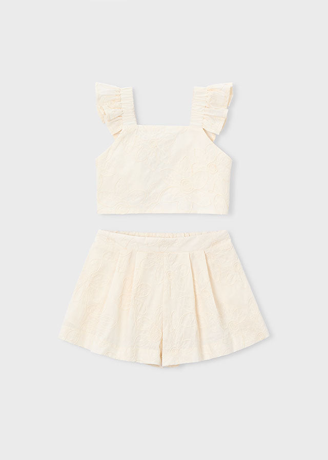 Mayoral 3235 Natural Short Set SS26