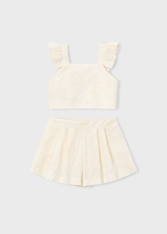 Mayoral 3235 Natural Short Set SS26