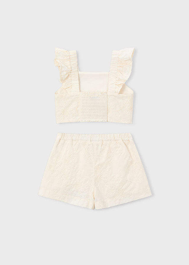 Mayoral 3235 Natural Short Set SS26