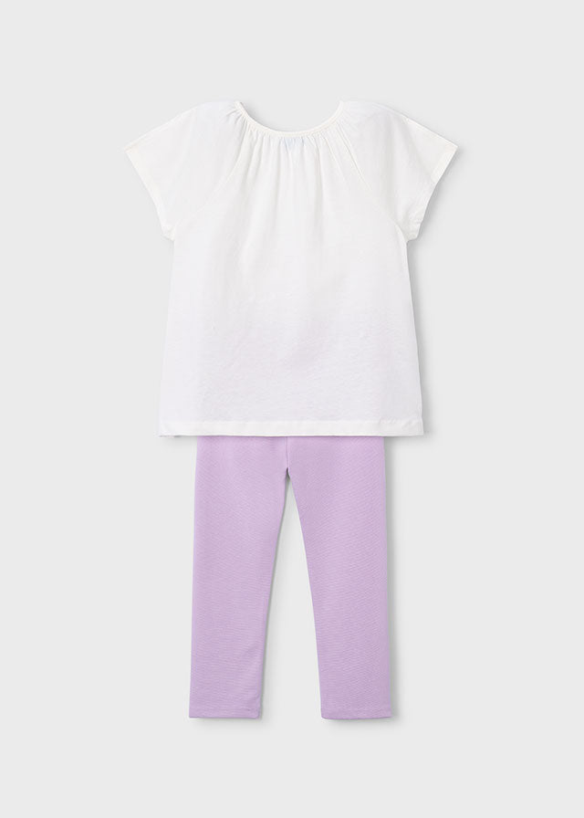 Mayoral 3723 Lilac Legging Set SS26