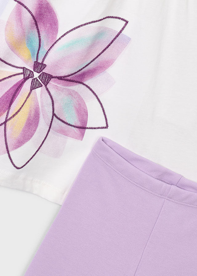 Mayoral 3723 Lilac Legging Set SS26