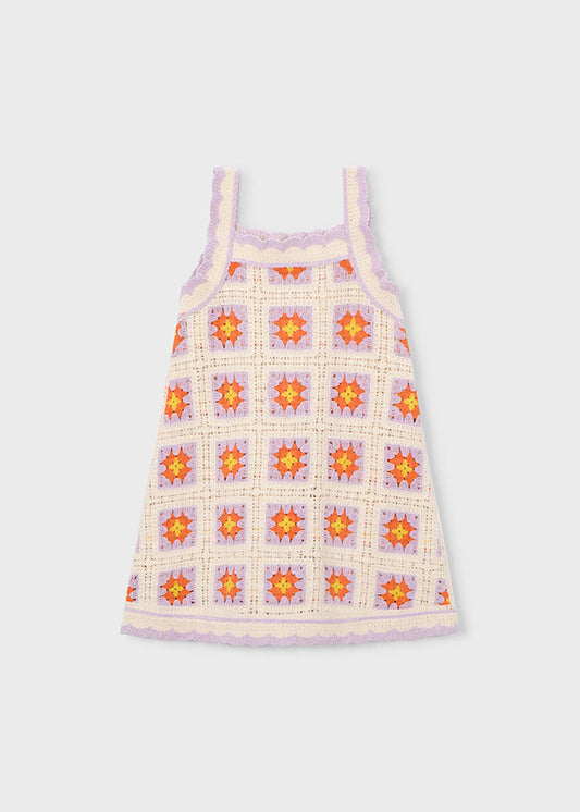 Mayoral 3935 crochet Dress SS26