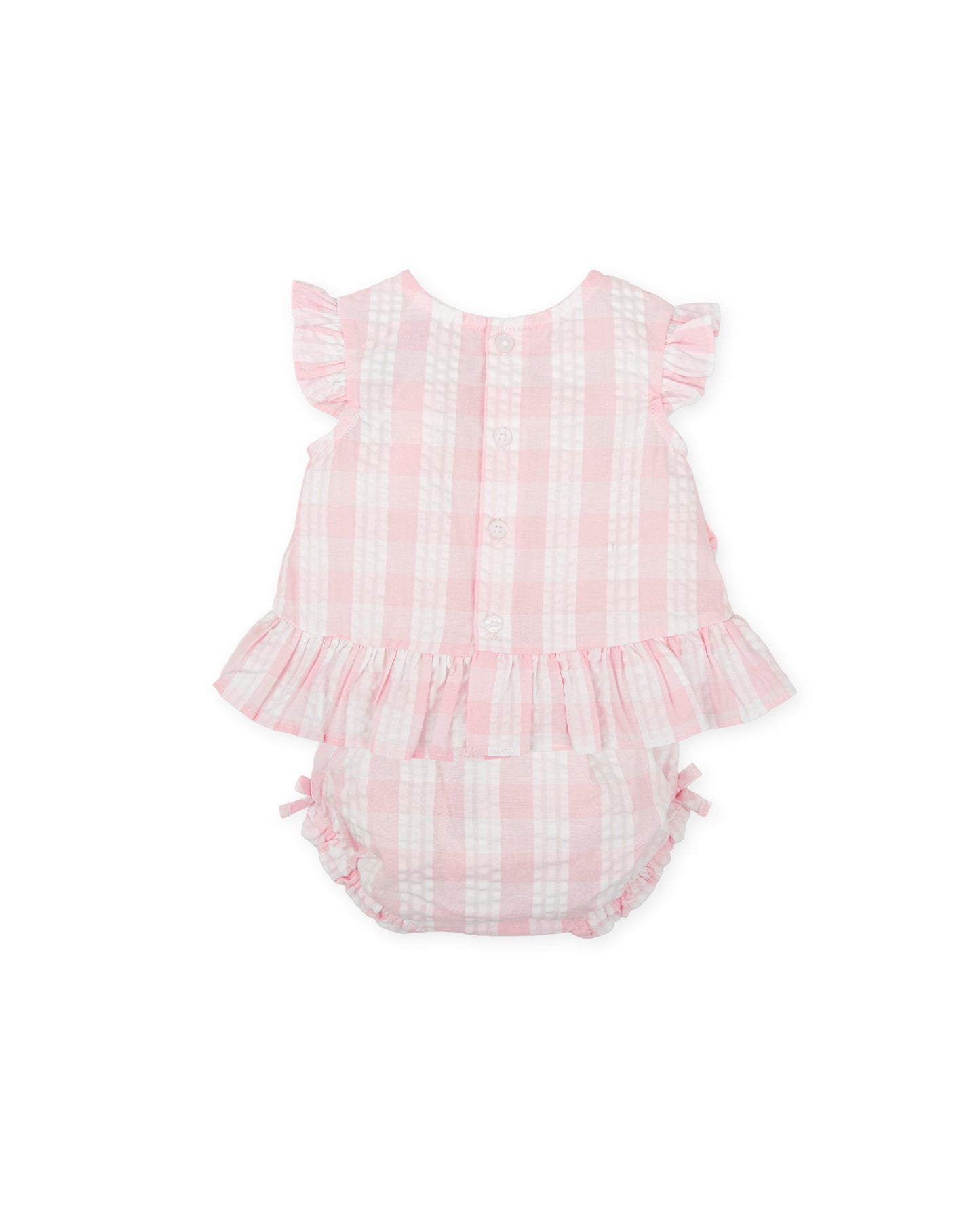 Tutto piccolo 2723 Pink Checked Set SS26 PREORDER