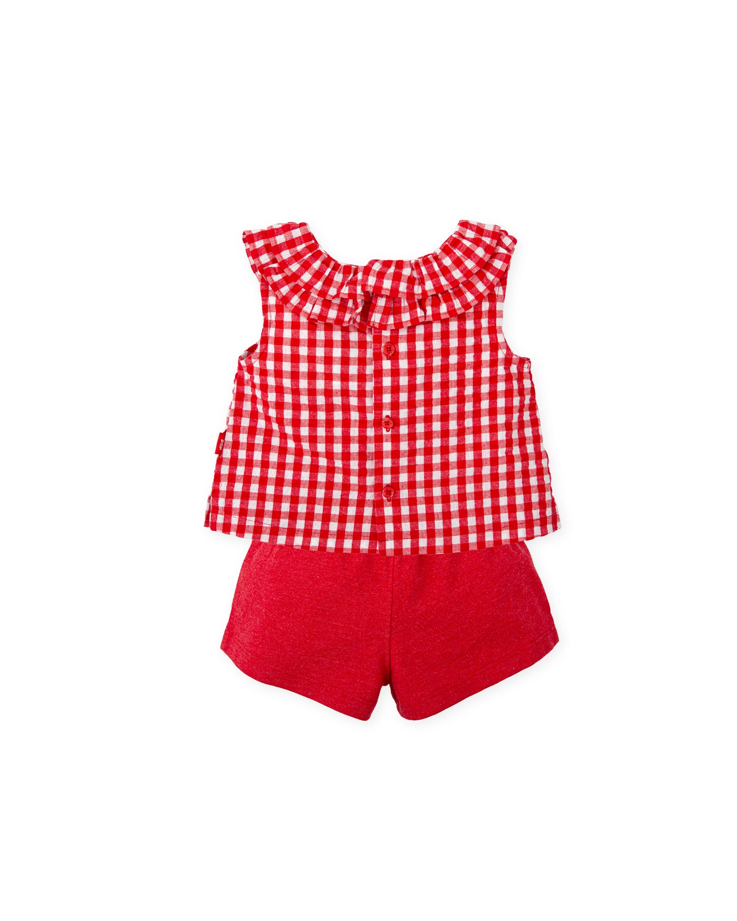 PRE ORDER Tutto piccolo  2728 Red short set