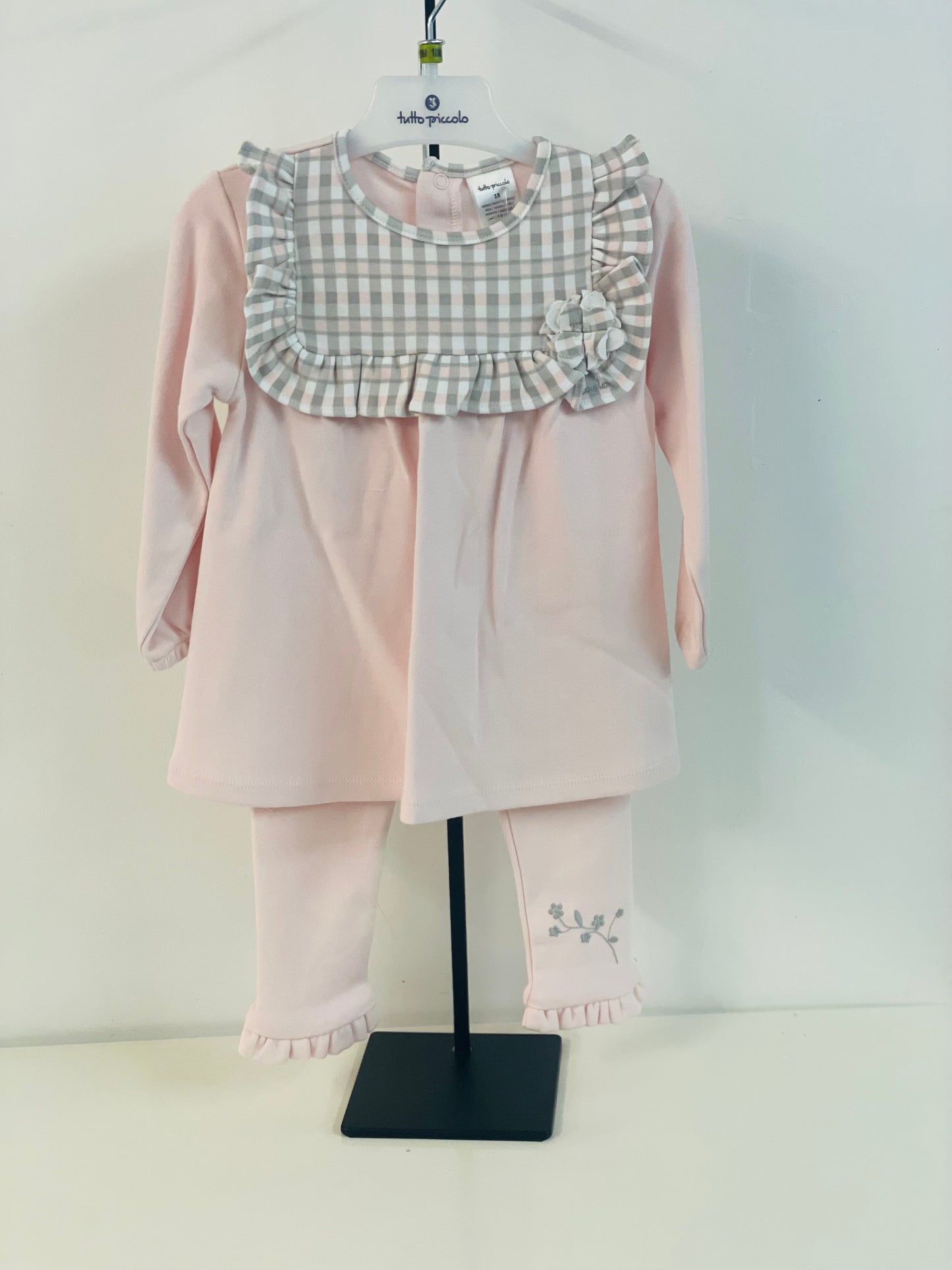 Tutto piccolo 2730 pink checked set