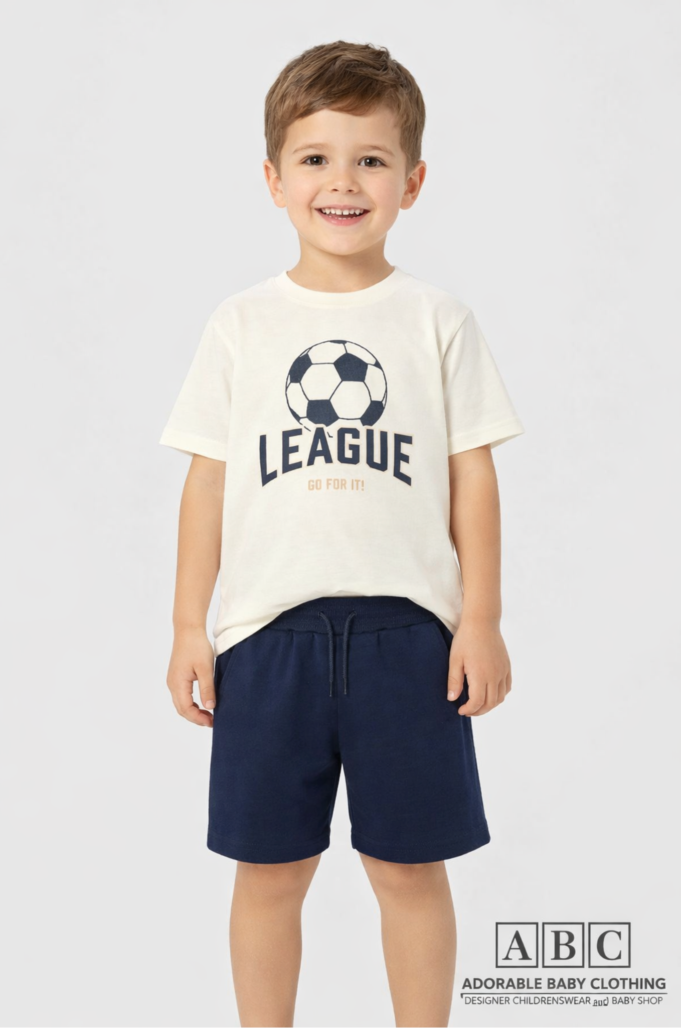 Mayoral 3074-611 navy short set SS26 PREORDER