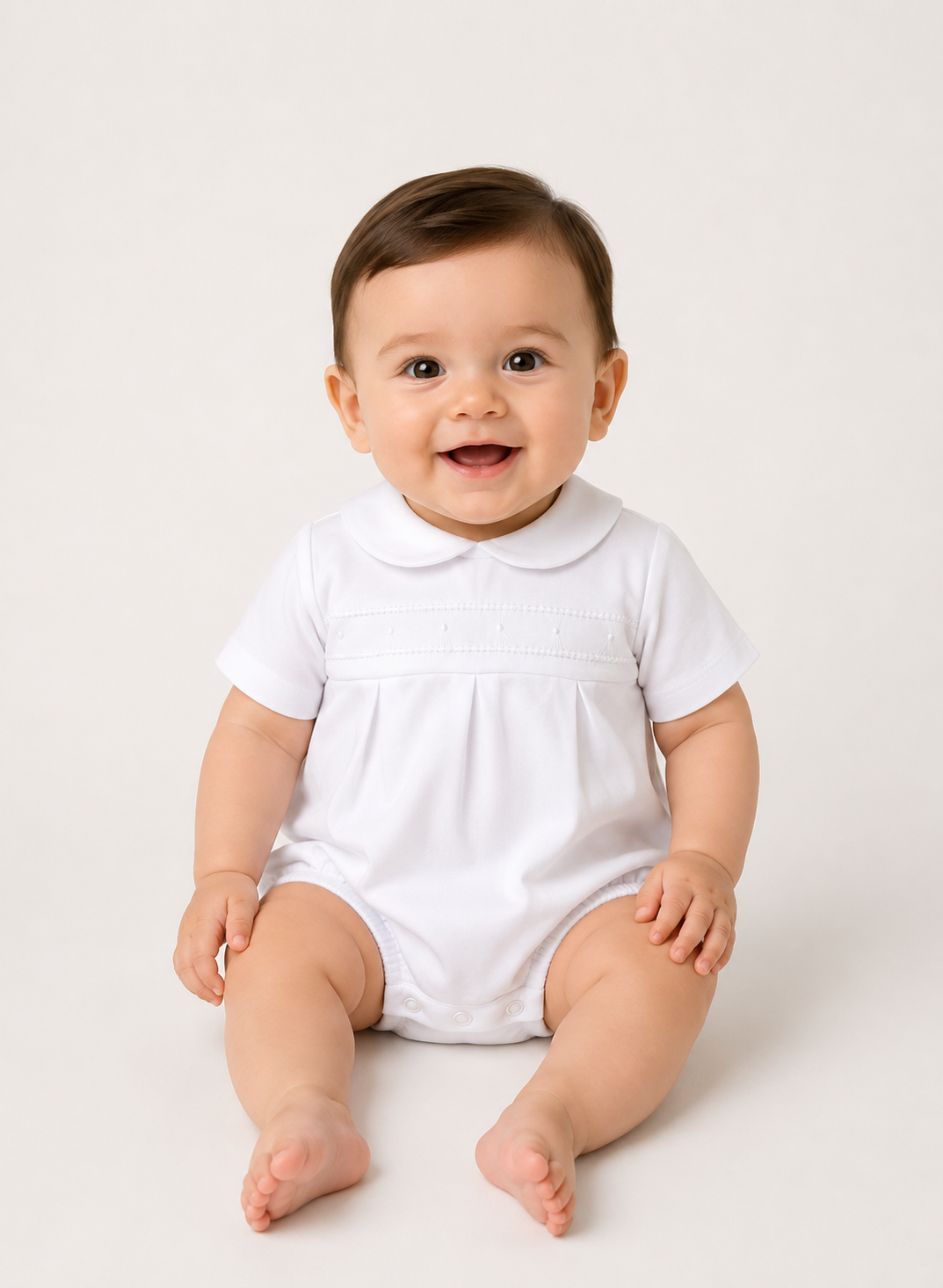 Adorable white Romper SG229 SS26