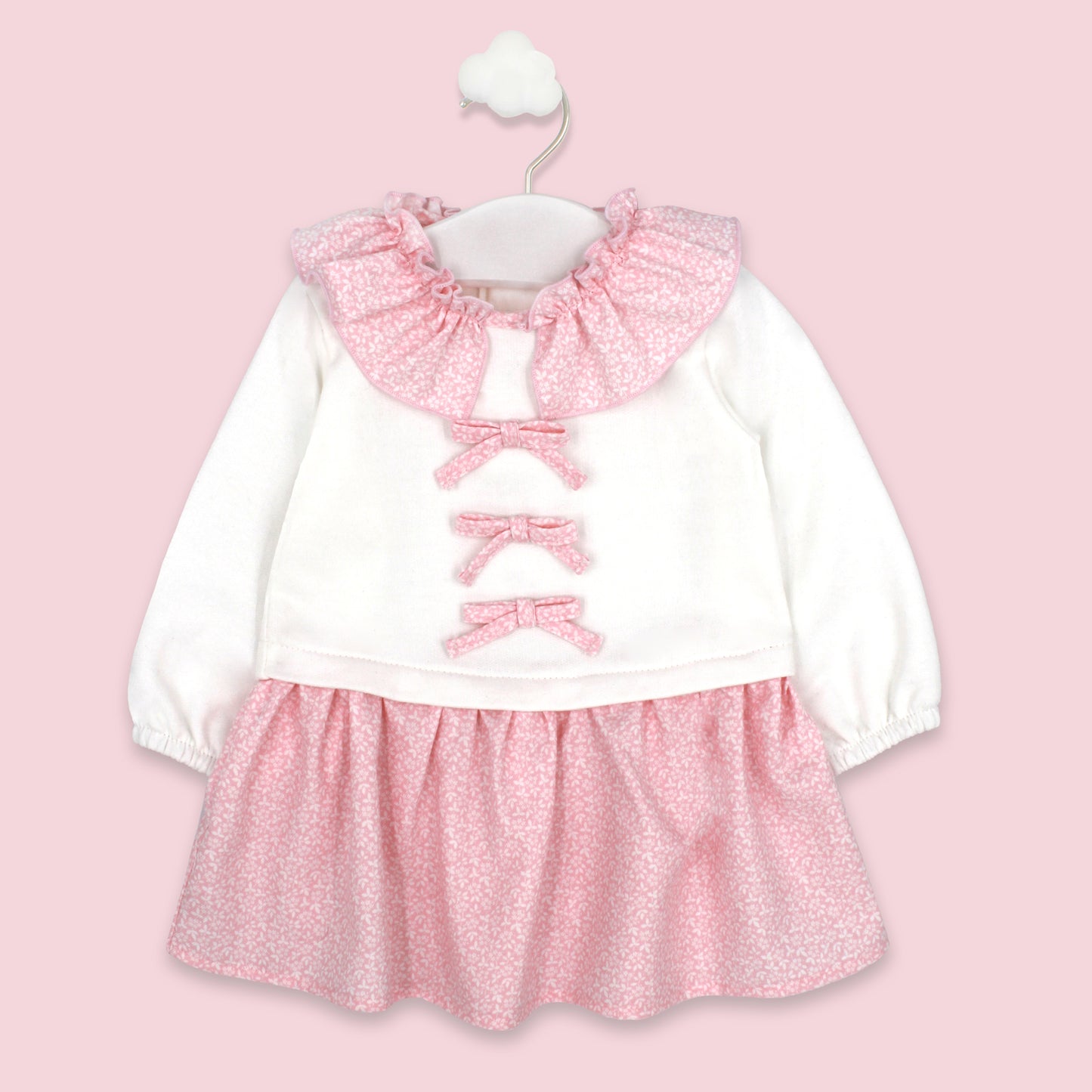 Rapife 4315 Cream/pink Dress AW26
