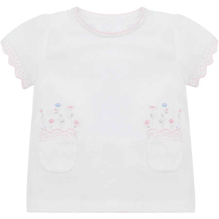 Emile Et rose 5400 Luna Girls Cotton Summer Top & Shorts Set