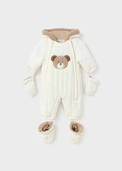 Mayoral cream snowsuit