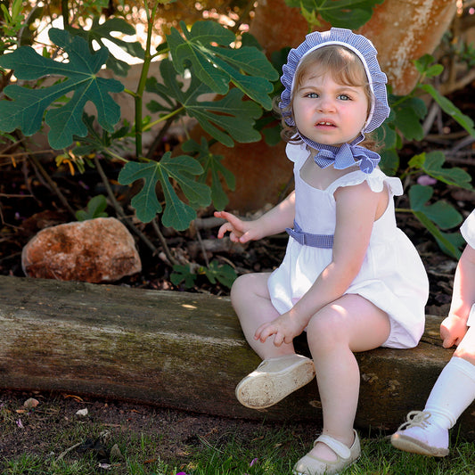 Rapife 5107 White/Navy Romper SS26