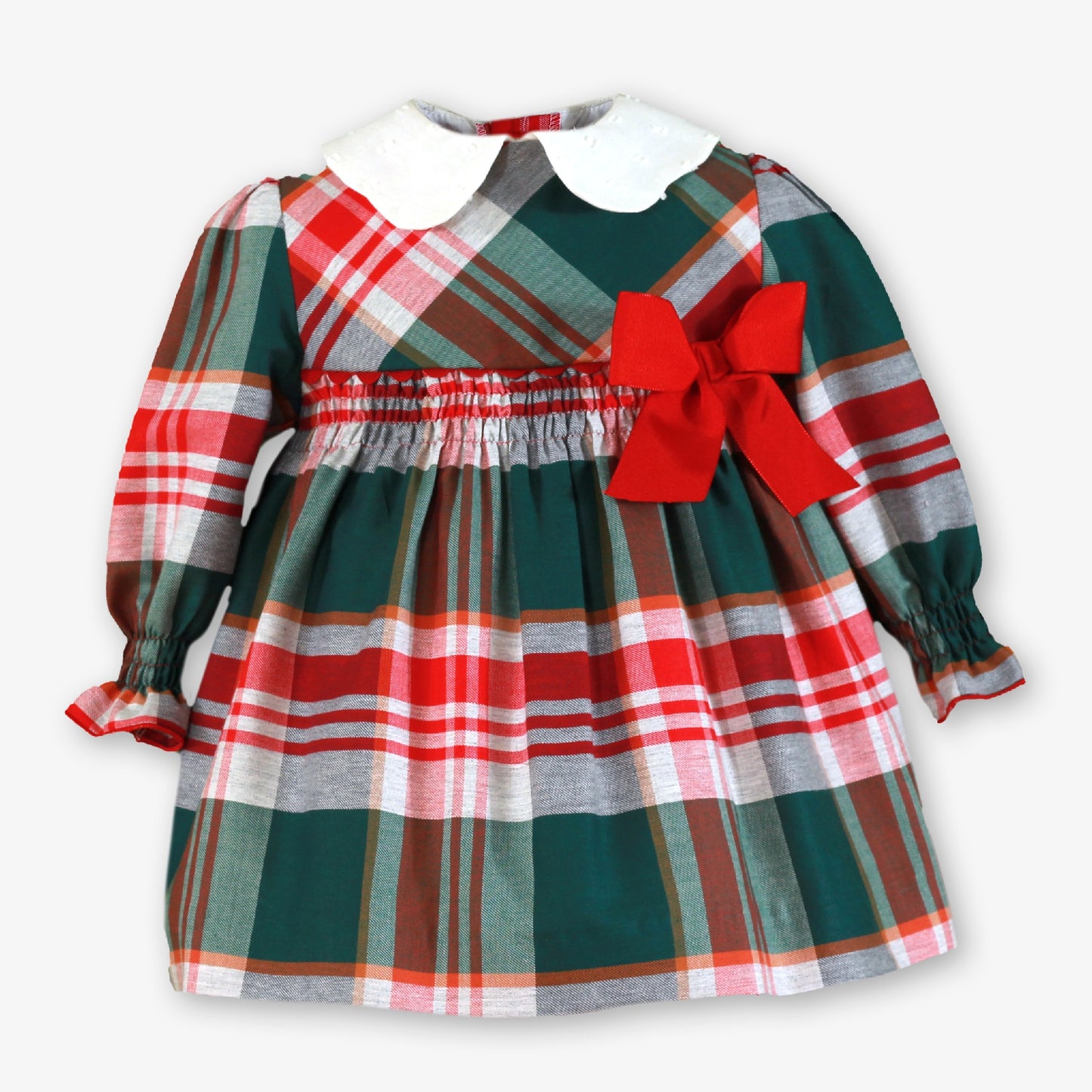 Miranda 518v Red/Green Checked Dress AW26 PREORDER