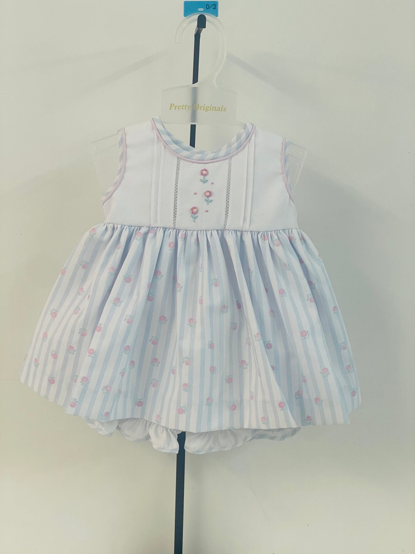 Pretty Originals BD02401 blue printed dress set SS26