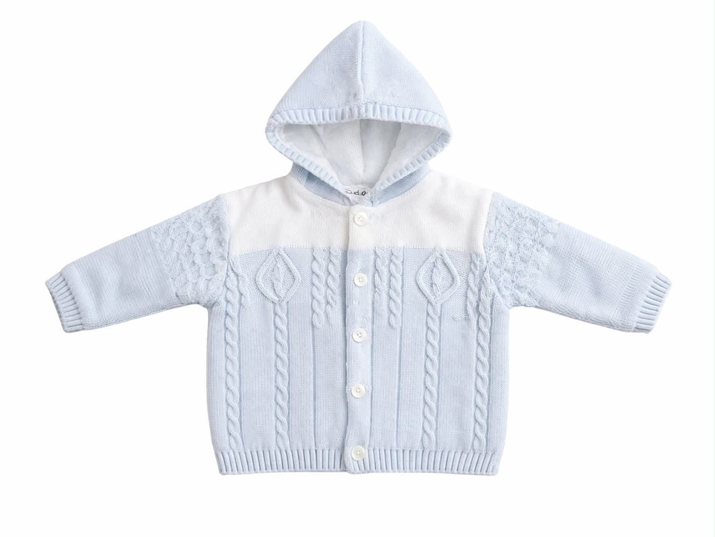 Sarah Louise 008273 Blue knit Jacket AW26