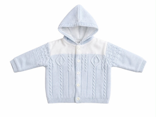 Sarah Louise 008273 Blue knit Jacket AW26