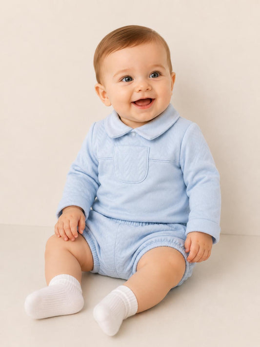 Pastel & co 30-01B Blue Jam pants Set AW26