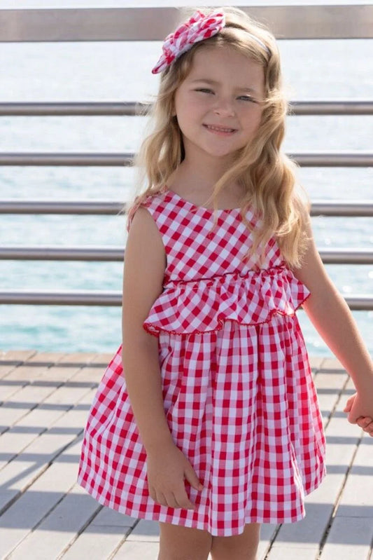 Miranda 616-v red dress SS26 PREORDER