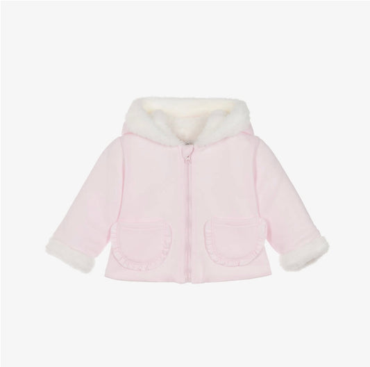 Tutto Piccolo Pink Hooded Jacket