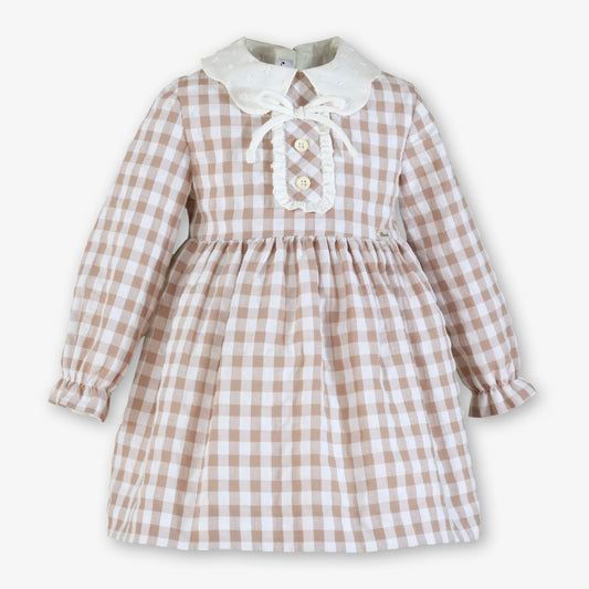 Miranda 608v checked Dress AW26 PREORDER