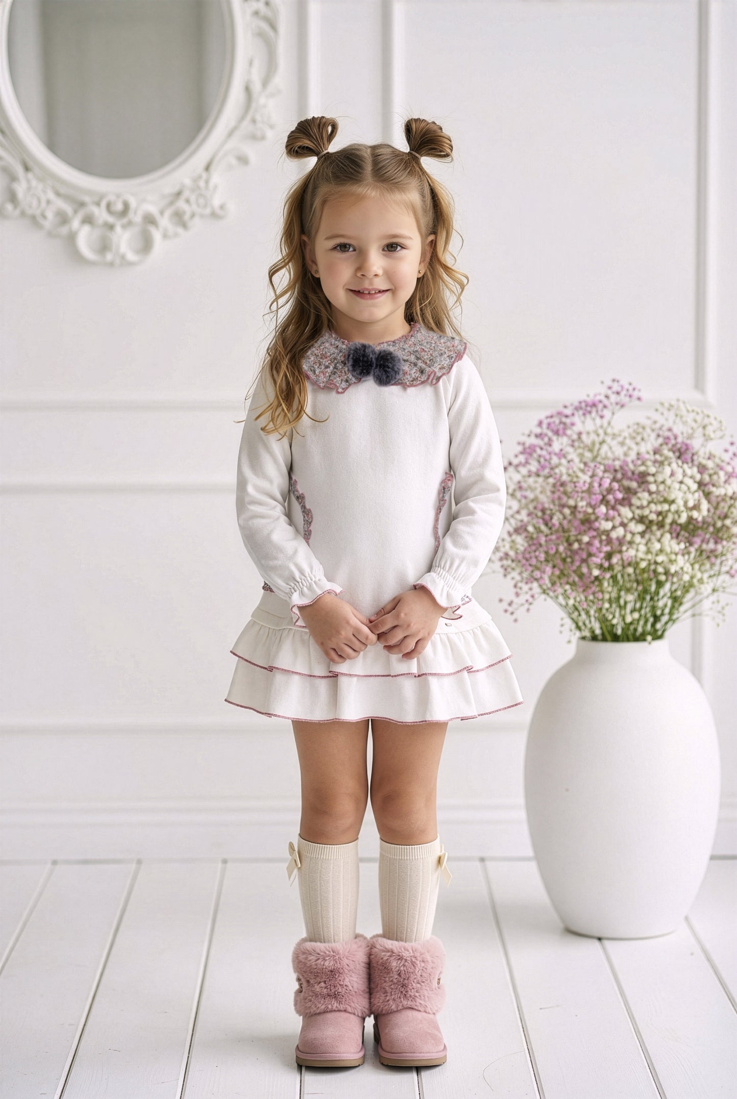 Miranda 612v Ivory Dress AW26 PREORDER