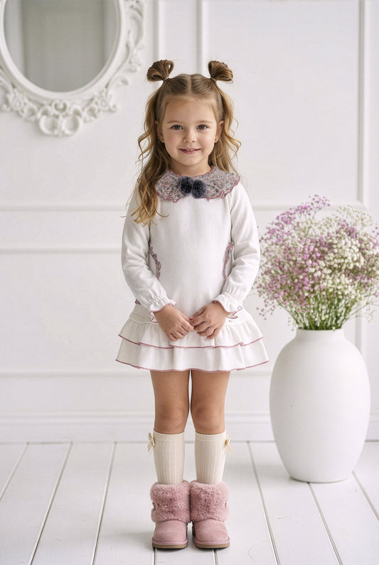 Miranda 612v Ivory Dress AW26 PREORDER