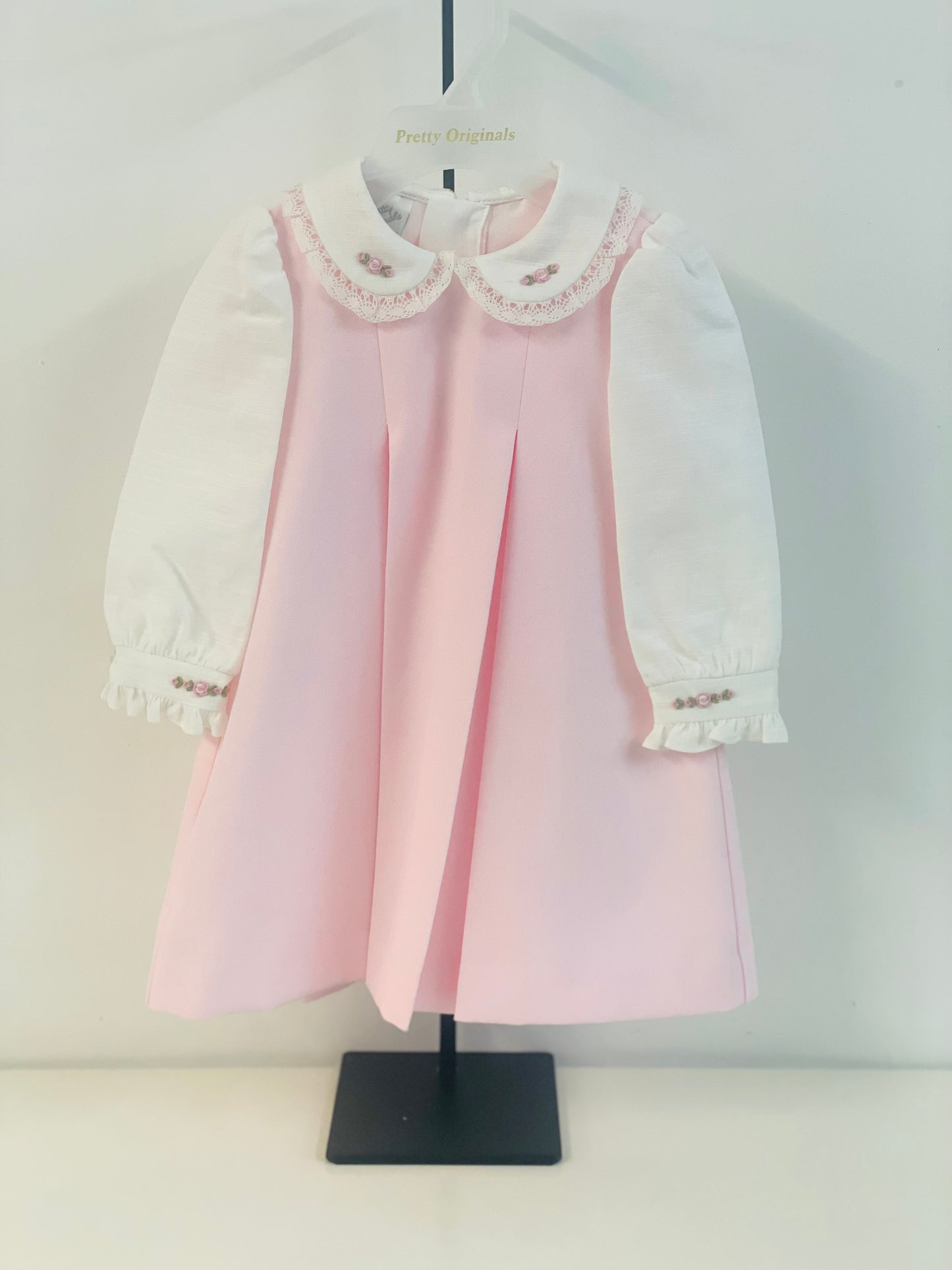 Pretty originals BD02357 pink Pinafore dress