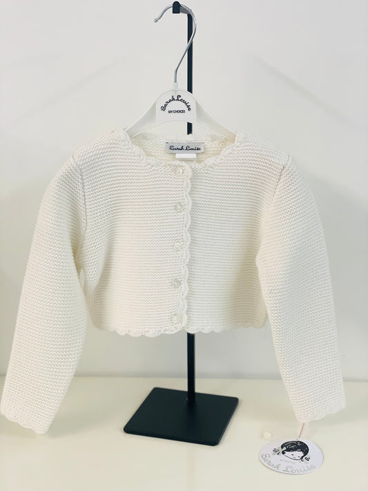 Sarah Louise cream cardigan