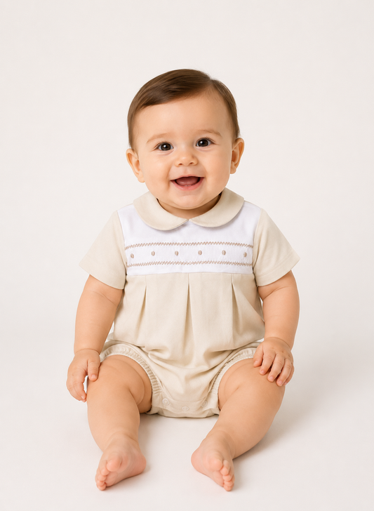 Adorable Beige Romper SG229 SS26