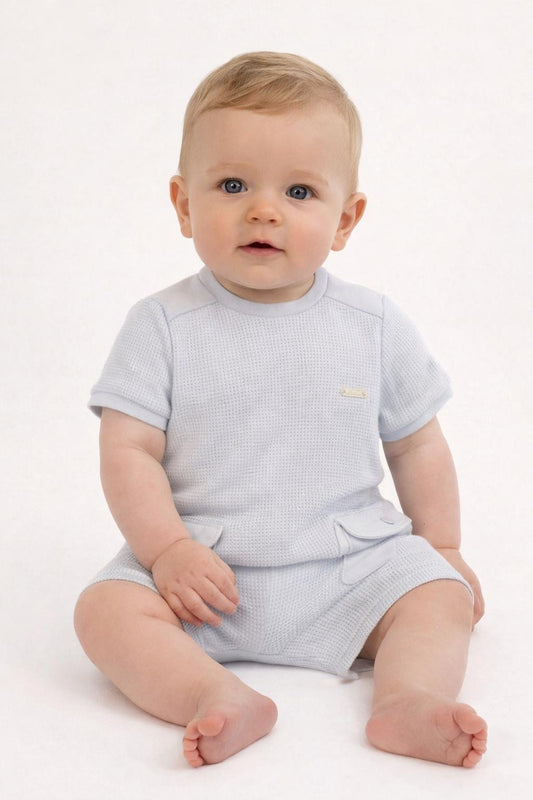 Blues Baby 3039 Blue Romper SS26