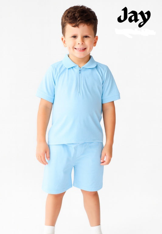 Hk Jay Blue Short Set SS26