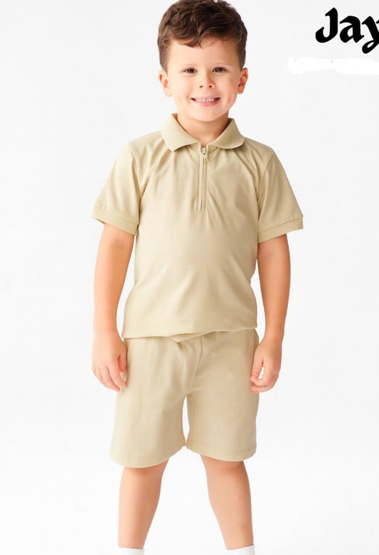 HK Jay Beige Short Set SS26