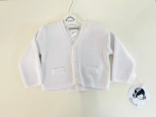 Sarah Louise white Cardigan