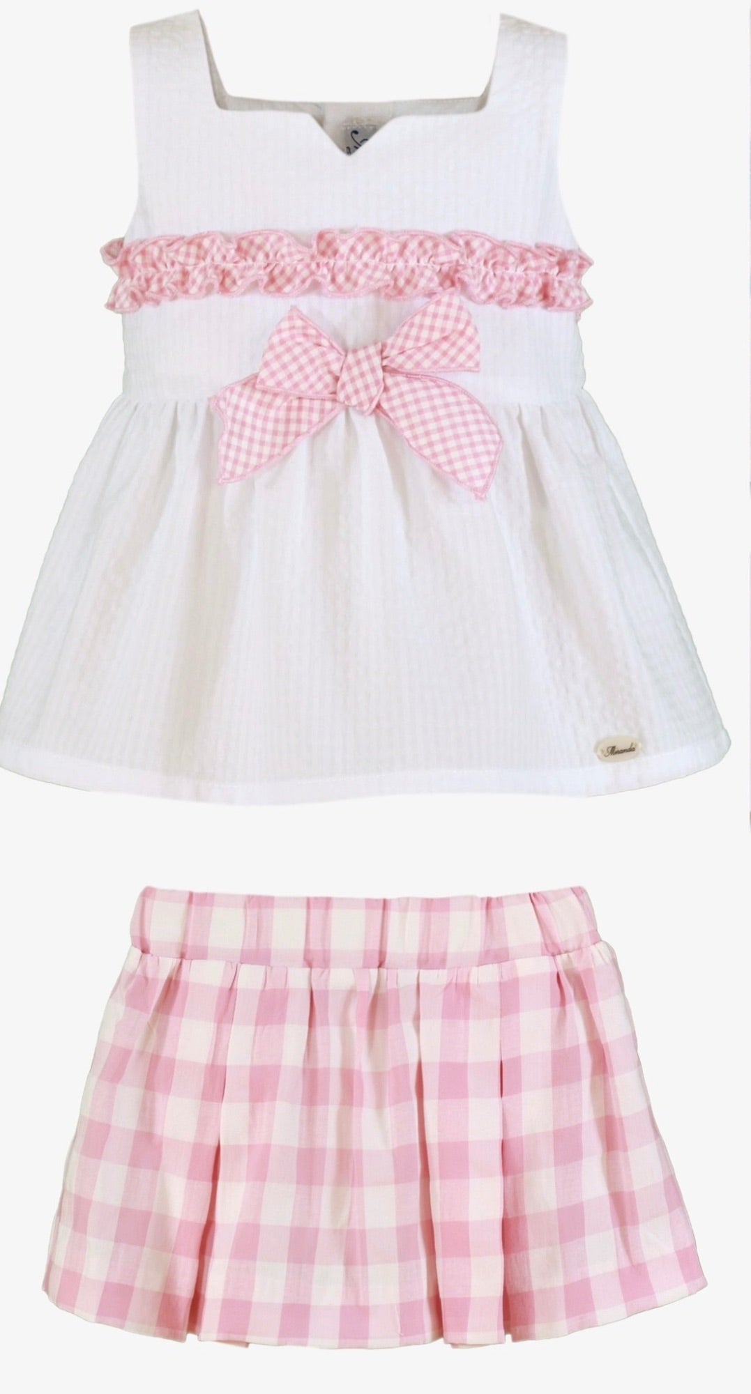 Miranda 602-2f pink skirt set SS26 PREORDER