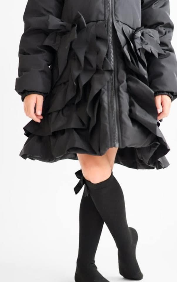 Adorable Black Peyton Padded Coat