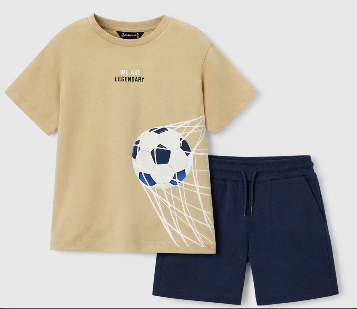 Mayoral 3073-611 navy short set SS26 PREORDER