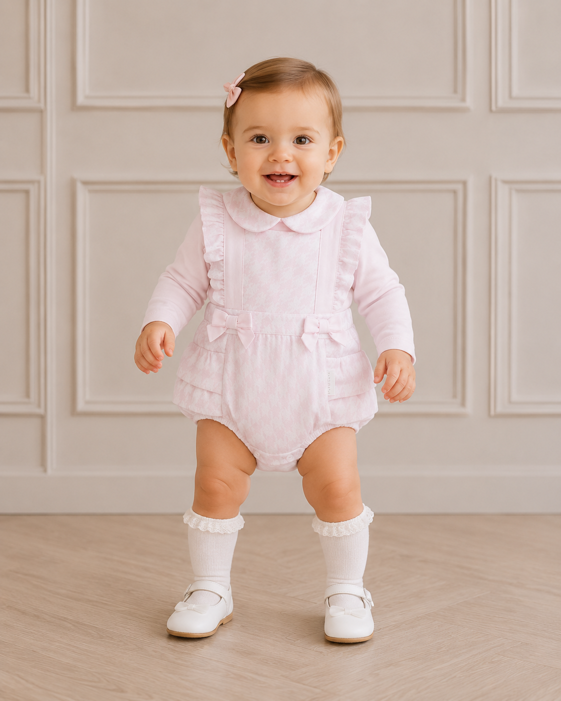 Pastel & Co 20-02P Morgane Checked Romper AW26 PREORDER
