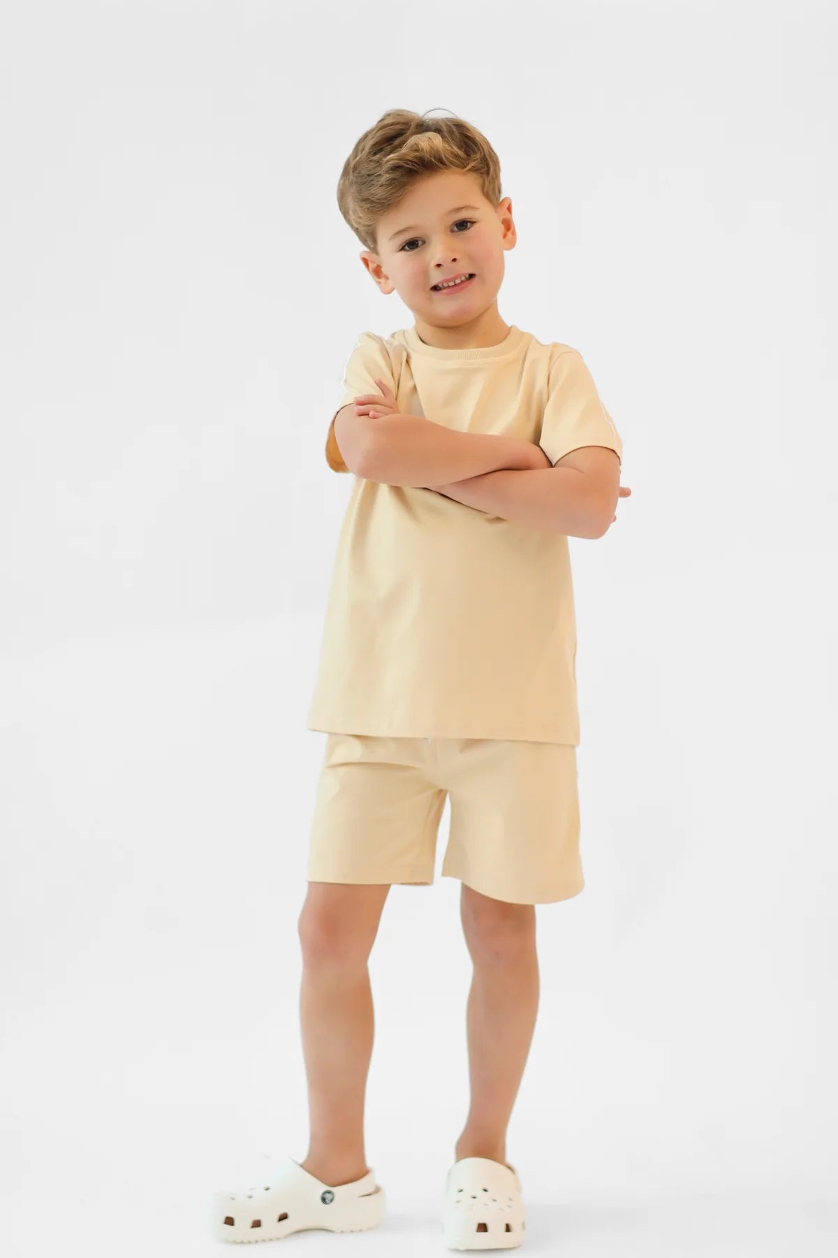 Hk Eddie Beige Short Set SS26