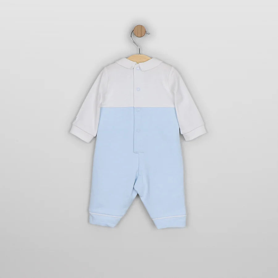 Emile Et Rose 2661 Maddox Boys Blue Mock Dungaree Set AW26