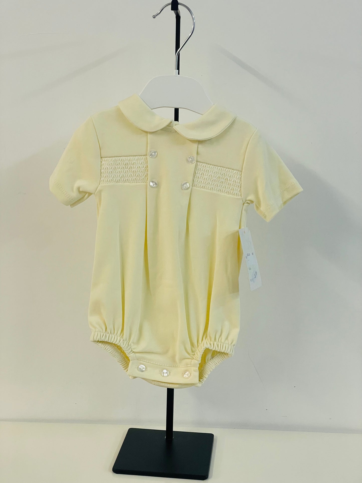 Adorable SG260 Lemon smocked romper SS26