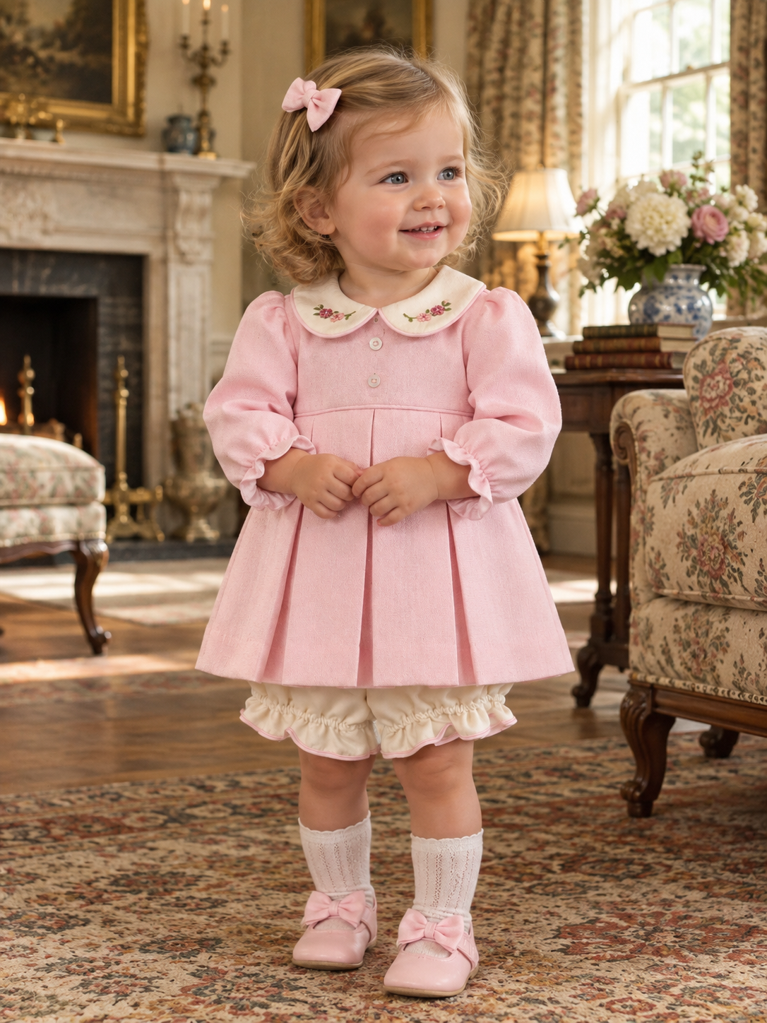 Pretty Originals BD02404 Pink Dress Set AW26