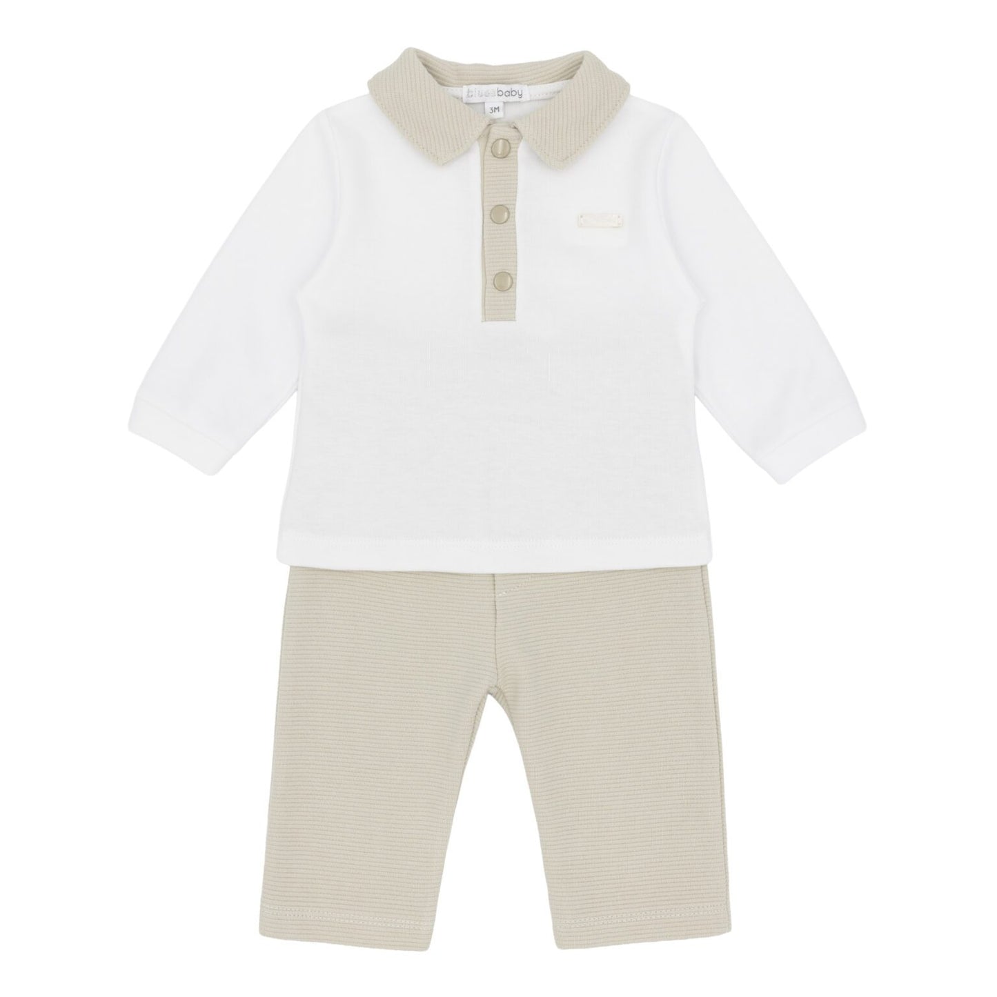 BluesBaby 3236 Beige Polo Set AW26
