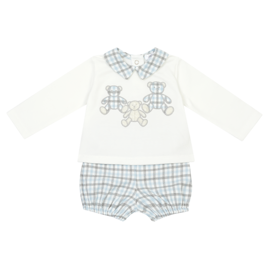Deolinda 26622 Ivory/Blue Bloomer Set AW26