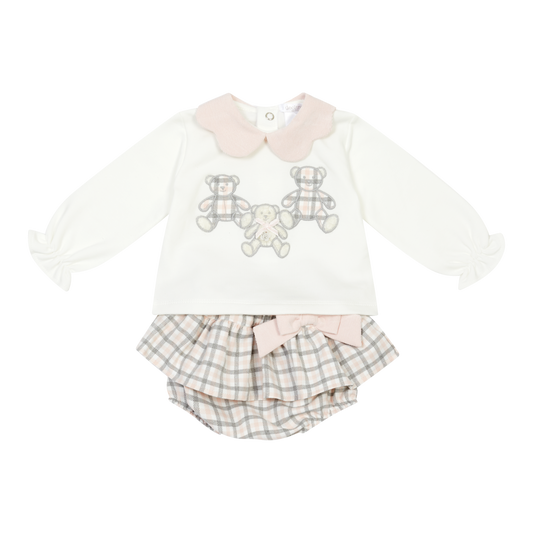 Deolinda 26623 Ivory/pink Bloomer Set AW26
